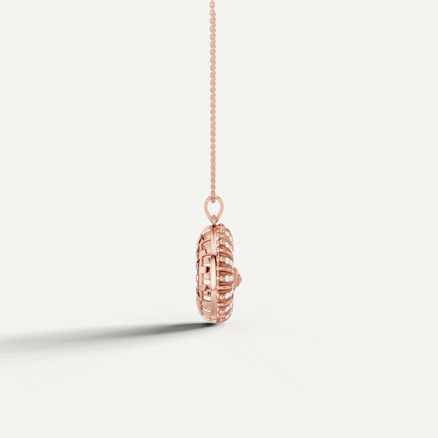 Marbella, Sea Shell Pendant in 18K Rose Gold
