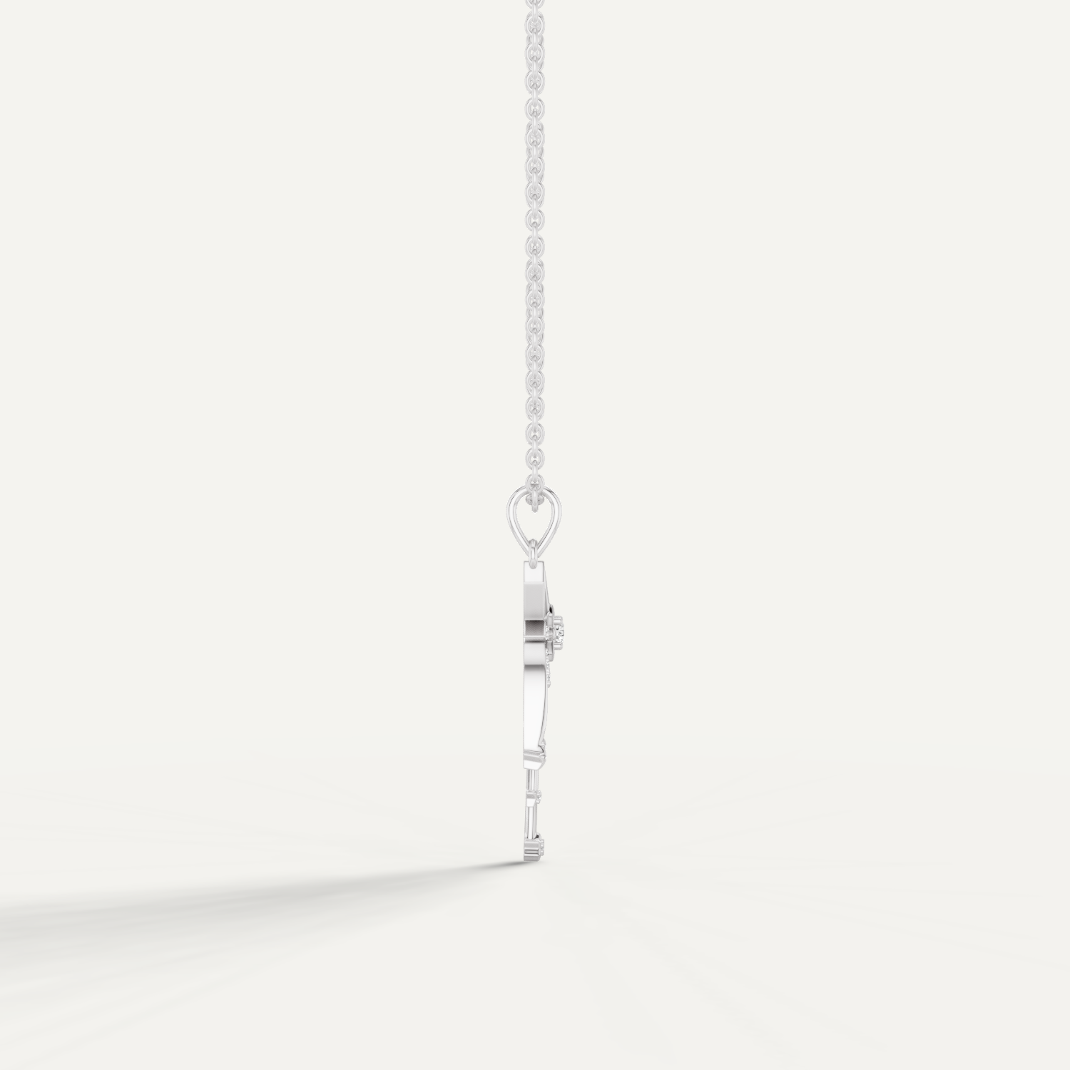 Skyfall, Shooting Star Pendant in 18K White Gold