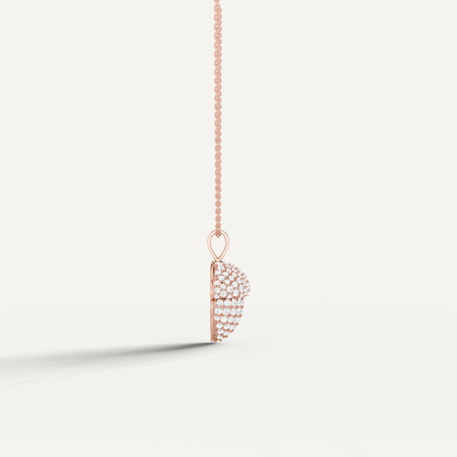 Oaklore, Acorn Pendant in 18K Rose Gold
