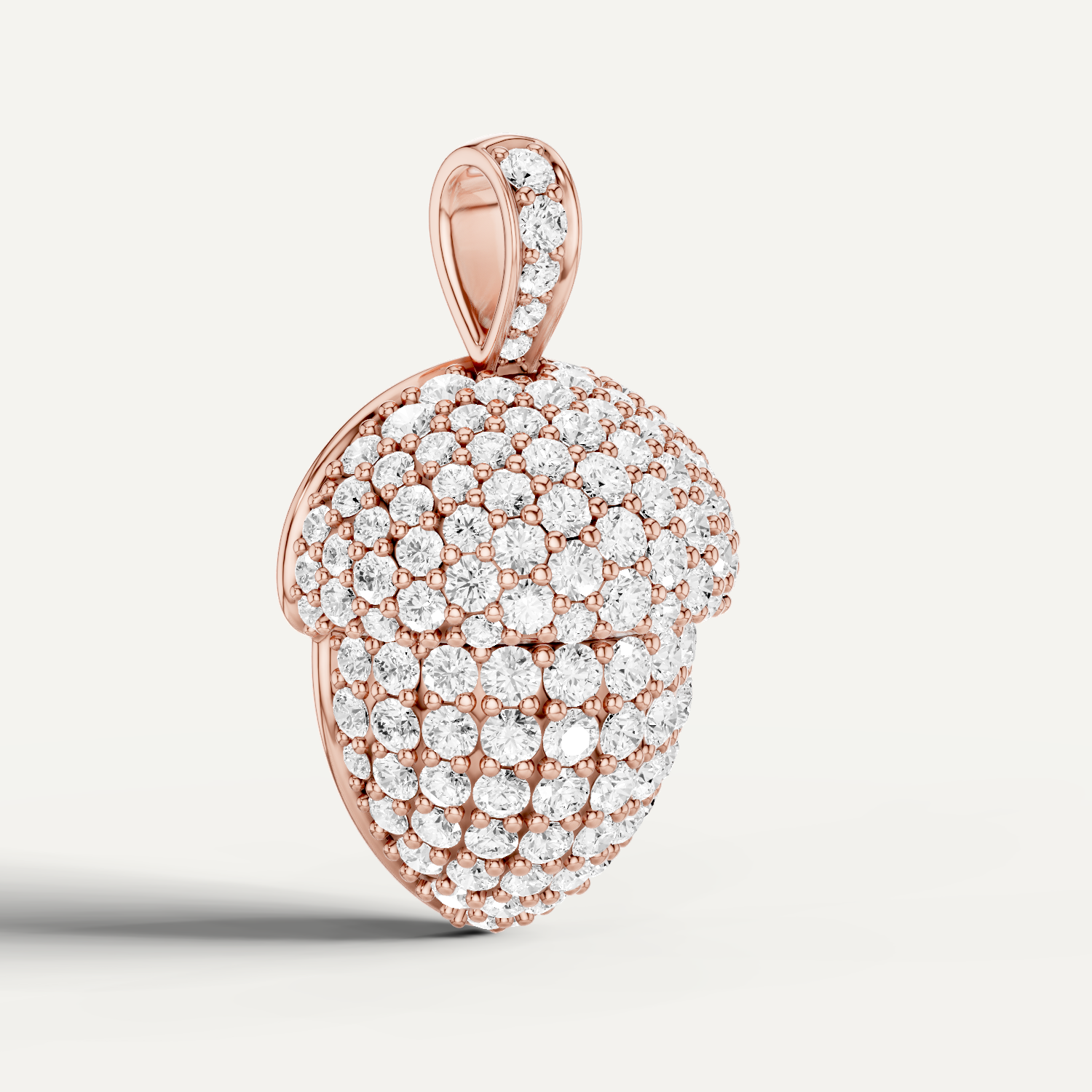 Oaklore, Acorn Pendant in 18K Rose Gold
