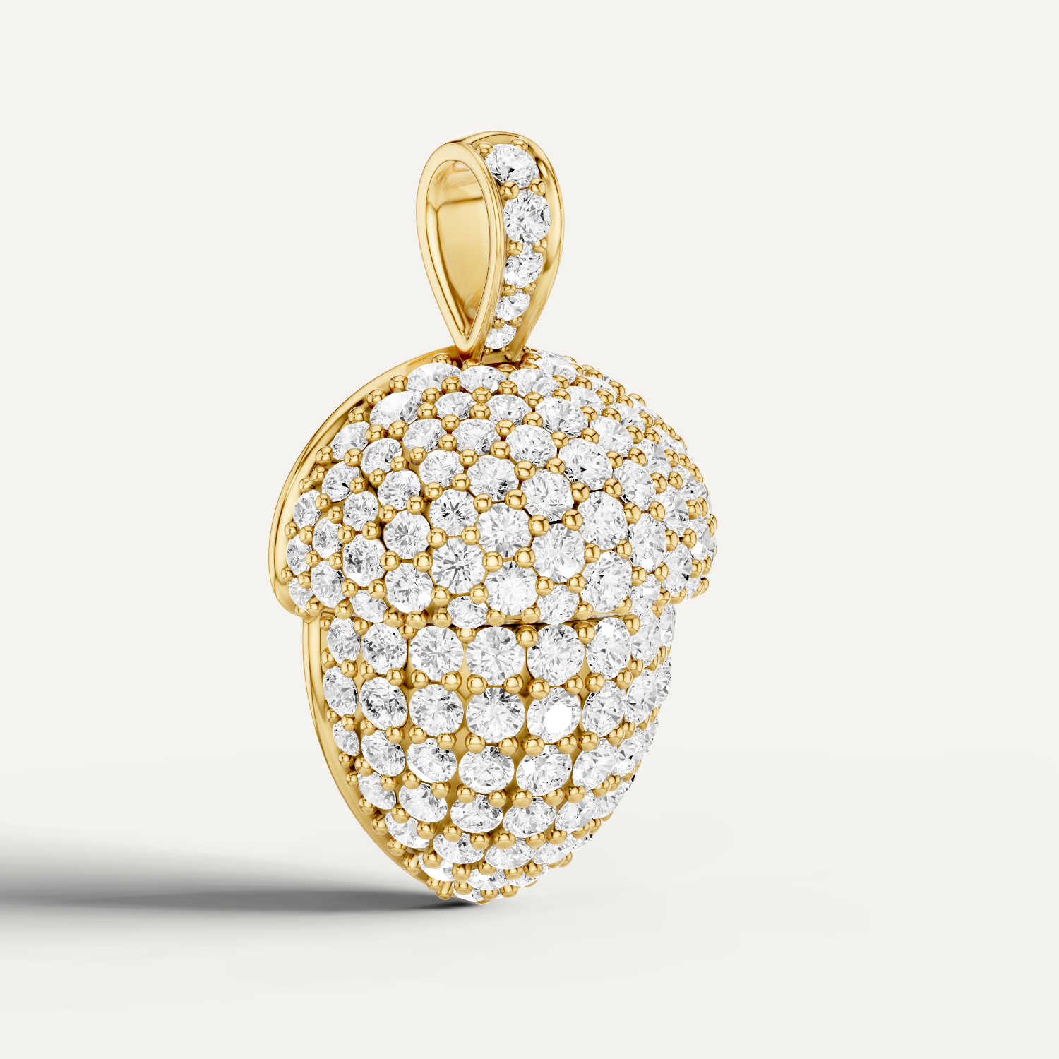 Oaklore, Acorn Pendant in 18K Yellow Gold