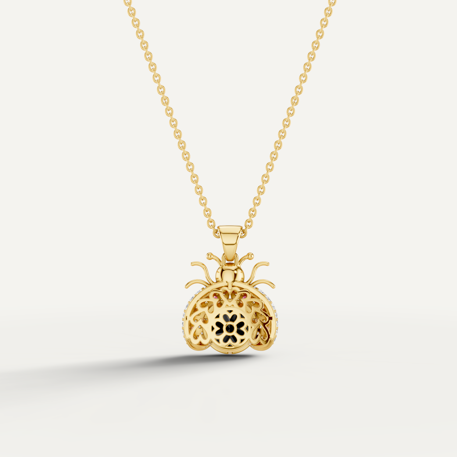 Miss Bug, Bug Pendant in 18K Yellow Gold