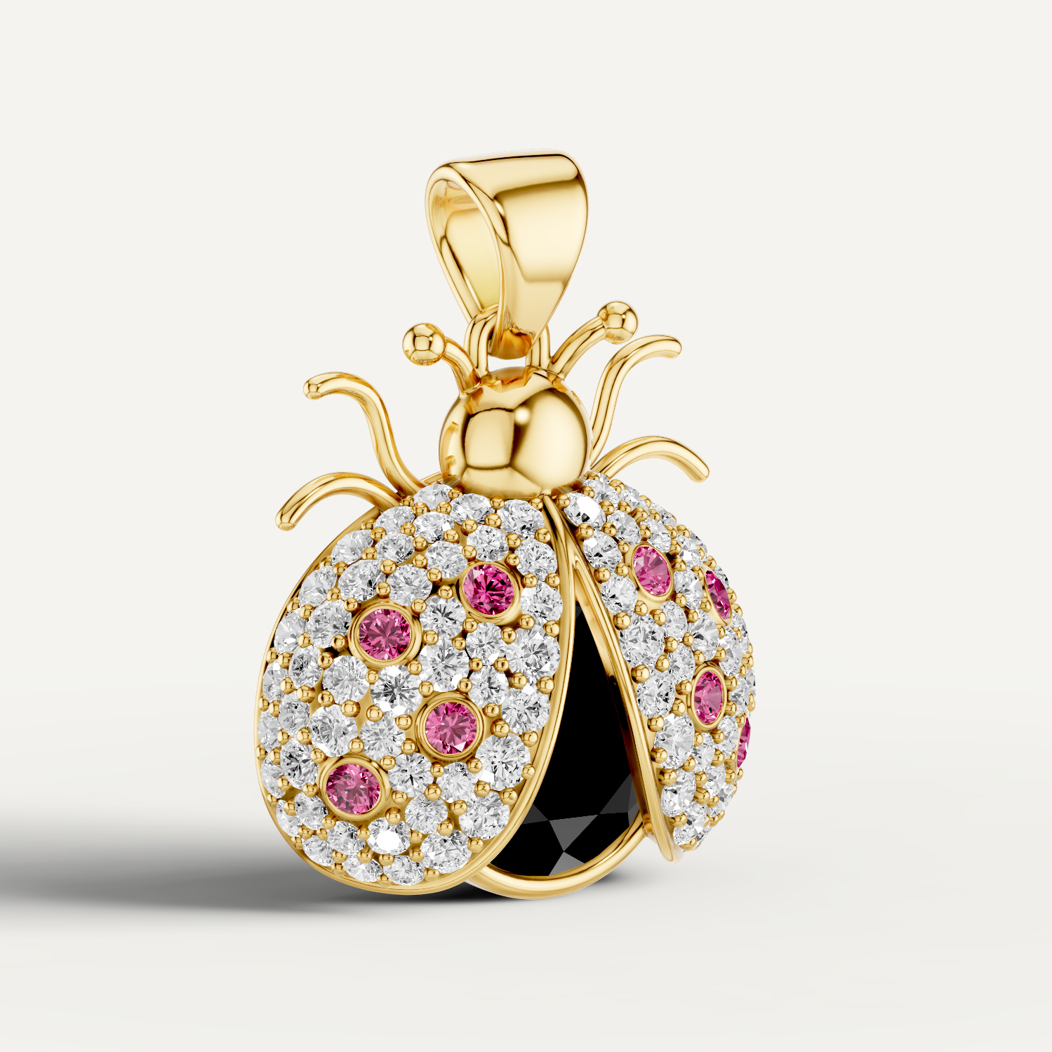 Miss Bug, Bug Pendant in 18K Yellow Gold