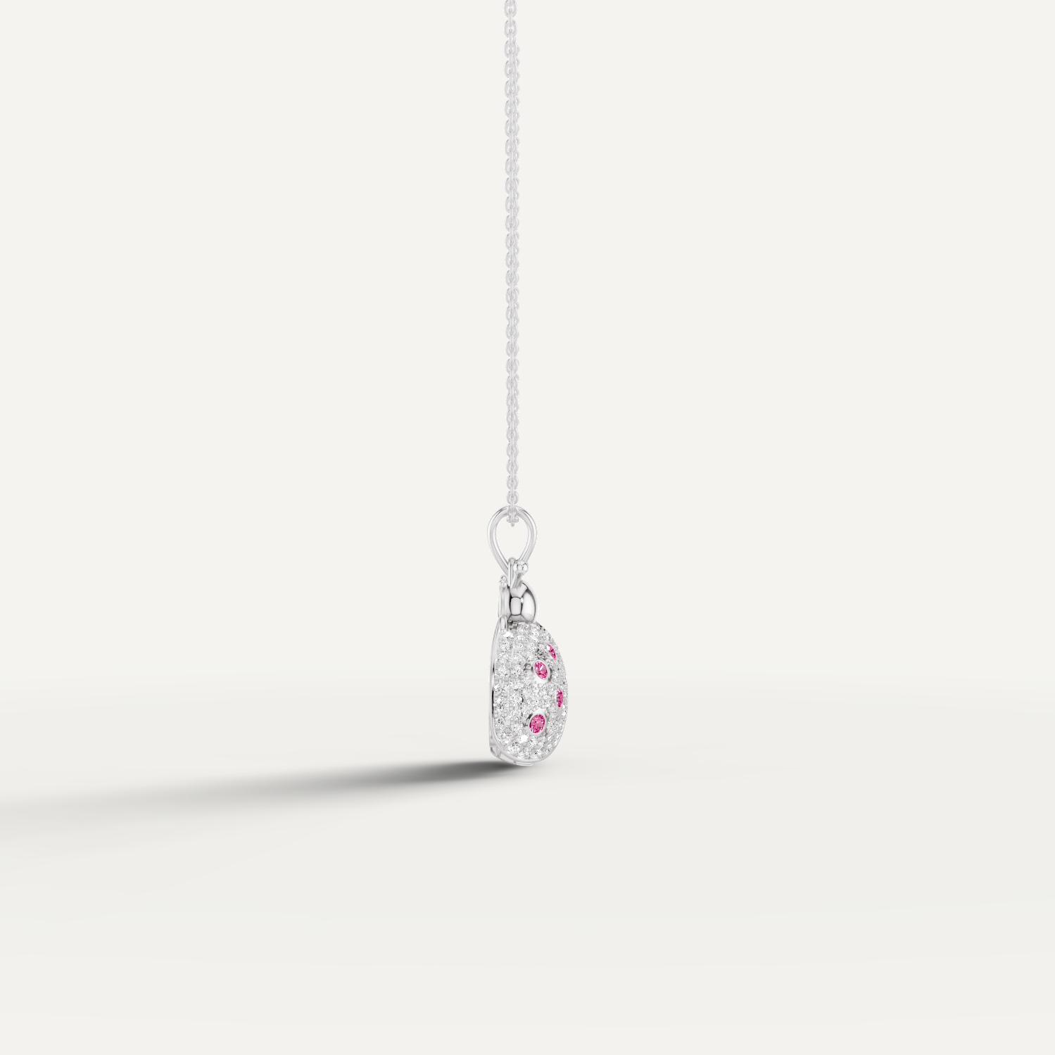 Miss Bug, Bug Pendant in 14K White Gold