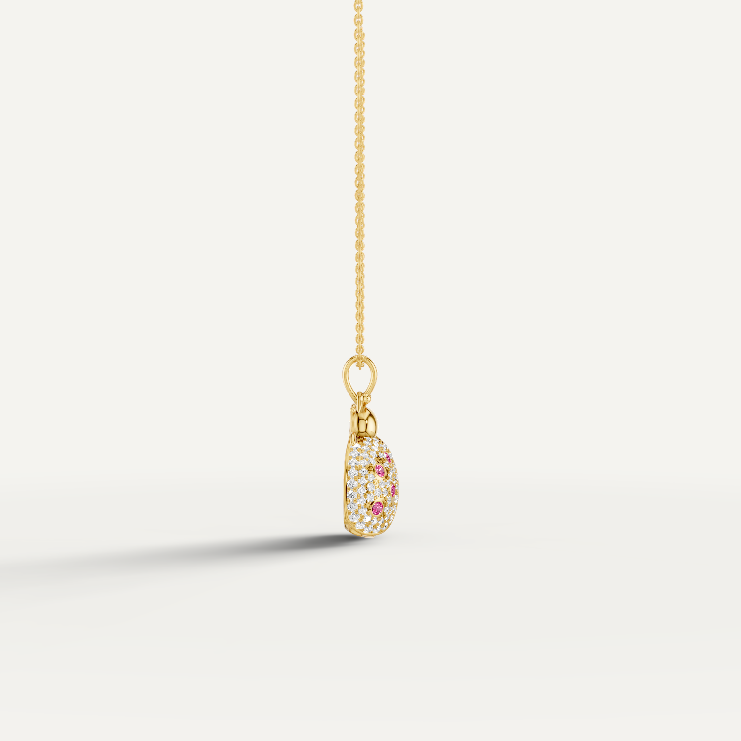 Miss Bug, Bug Pendant in 14K Yellow Gold