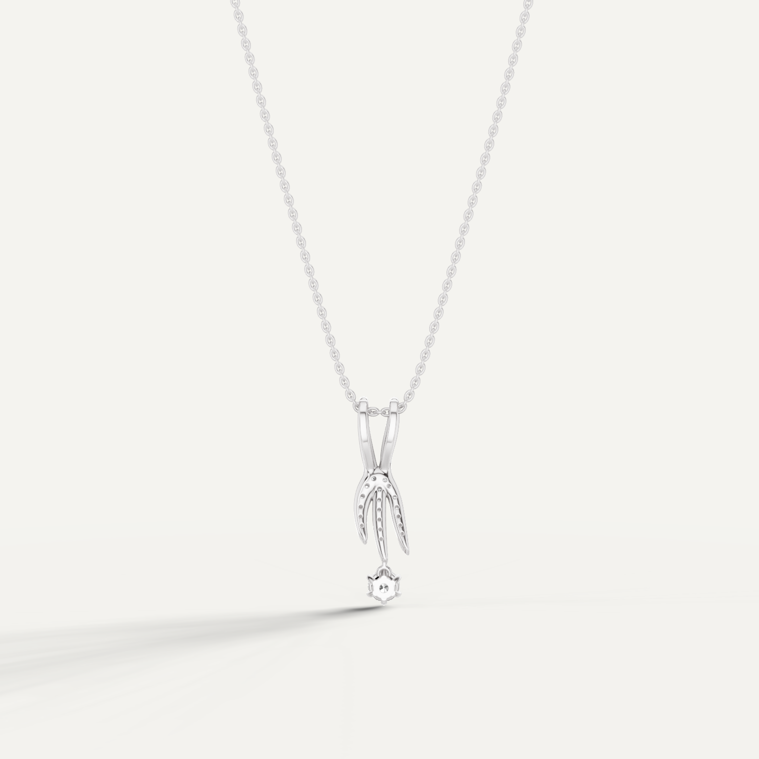 Lightfoot, Rabbit’s Foot Pendant in 18K White Gold