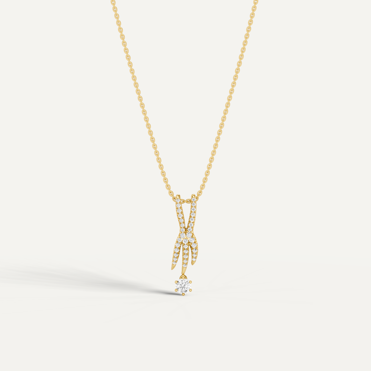 Lightfoot, Rabbit’s Foot Pendant in 14K Yellow Gold