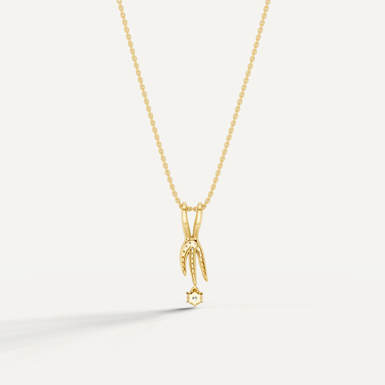 Lightfoot, Rabbit’s Foot Pendant in 14K Yellow Gold