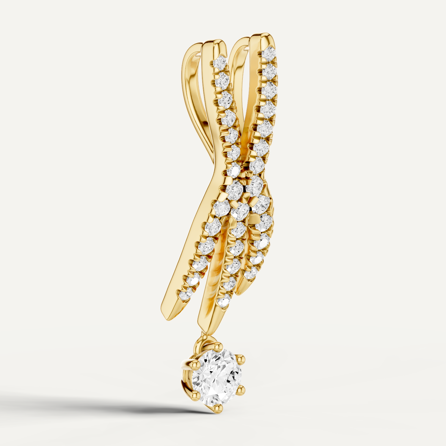 Lightfoot, Rabbit’s Foot Pendant in 14K Yellow Gold