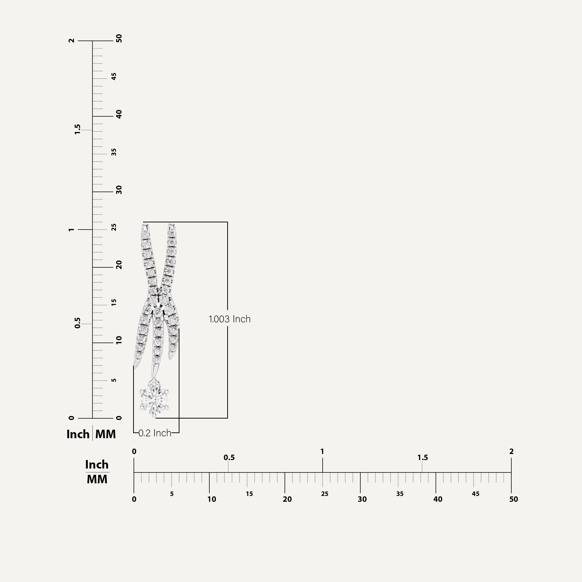 Lightfoot, Rabbit’s Foot Pendant in 18K White Gold