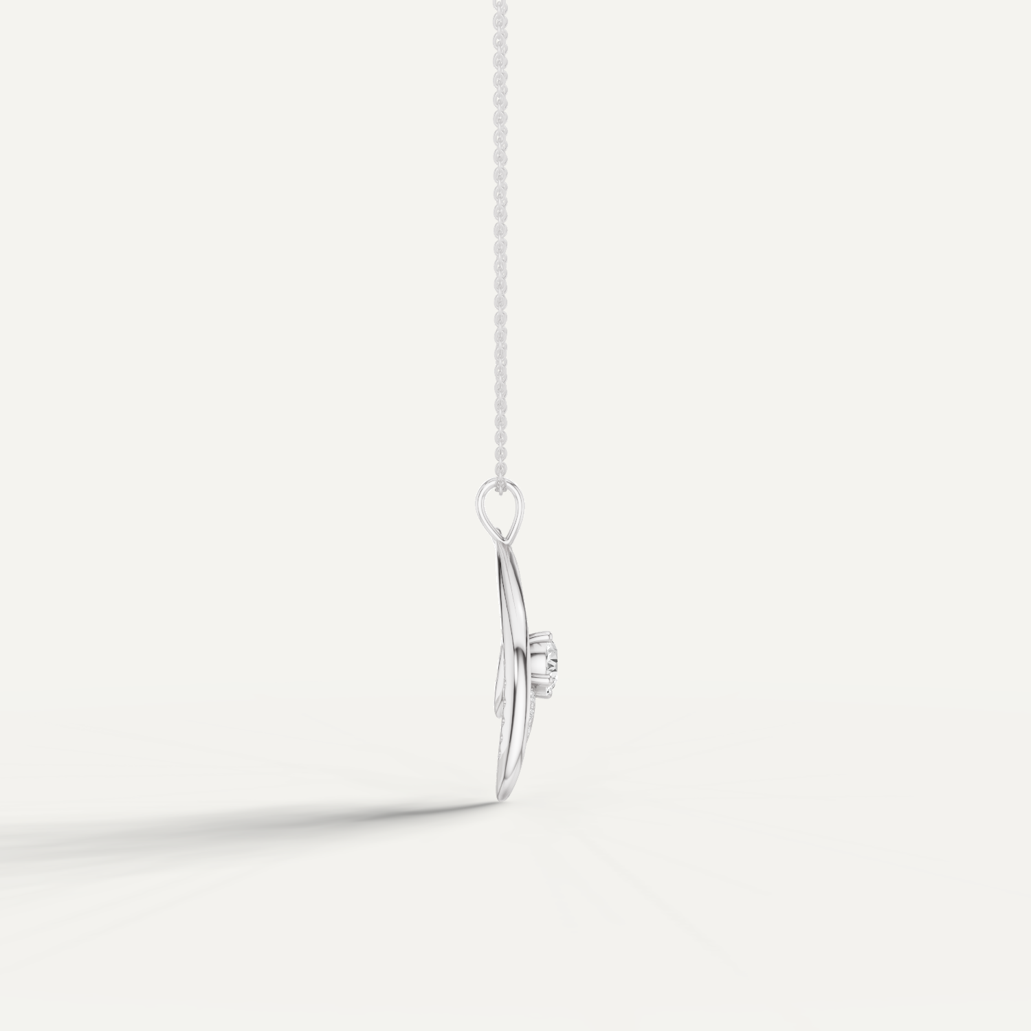 Pawluck, Rabbit’s Foot Pendant in 18K White Gold