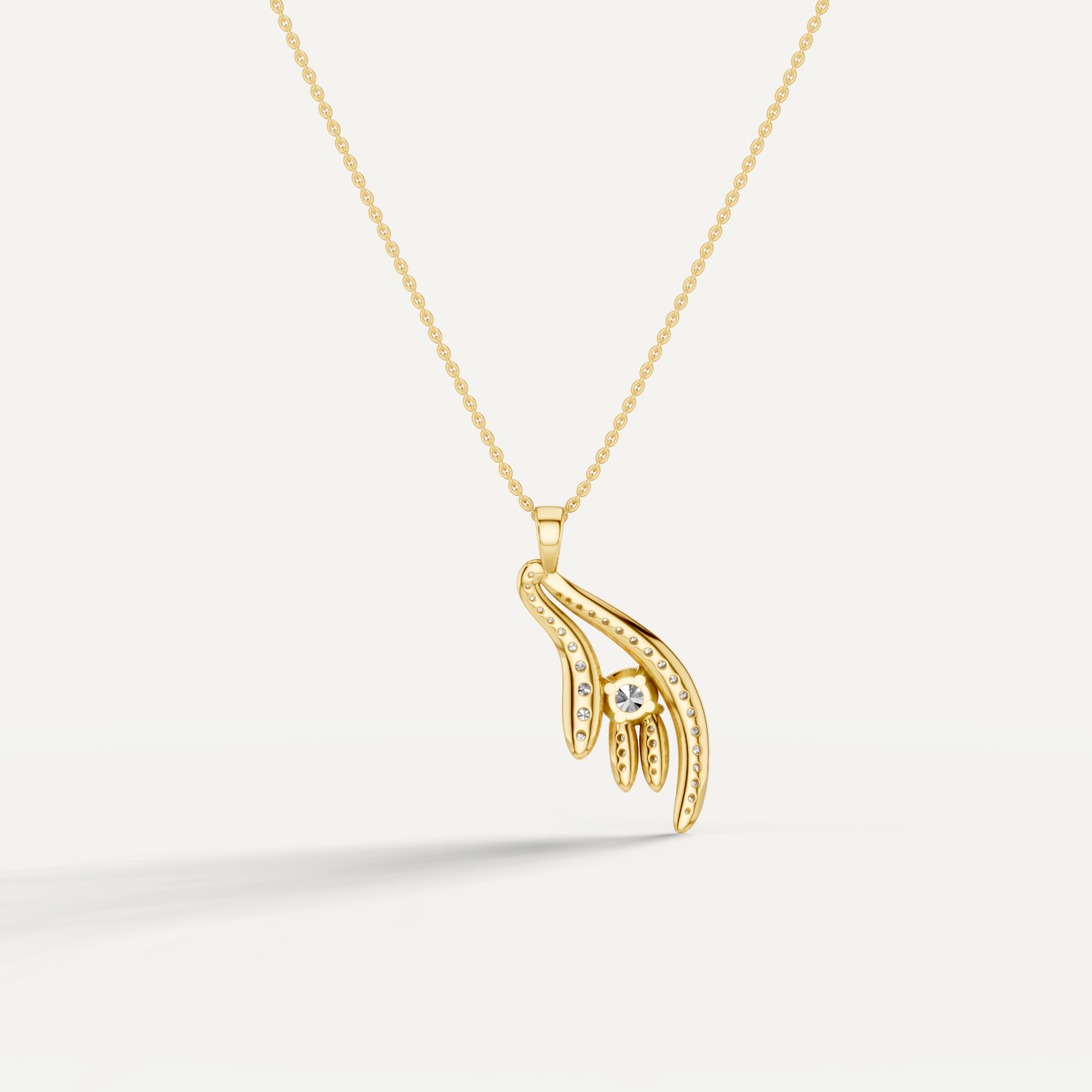 Pawluck, Rabbit’s Foot Pendant in 18K Yellow Gold