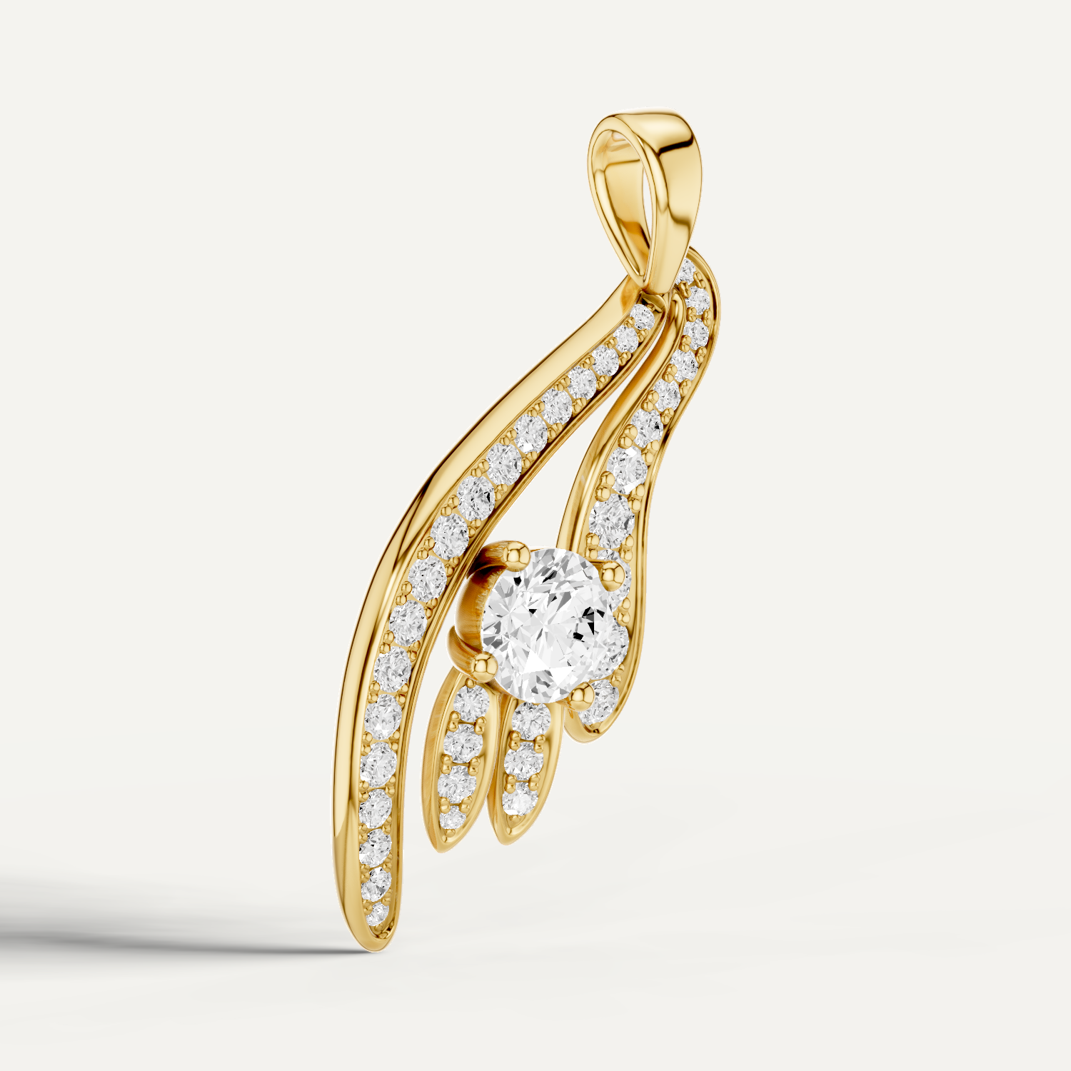 Pawluck, Rabbit’s Foot Pendant in 18K Yellow Gold