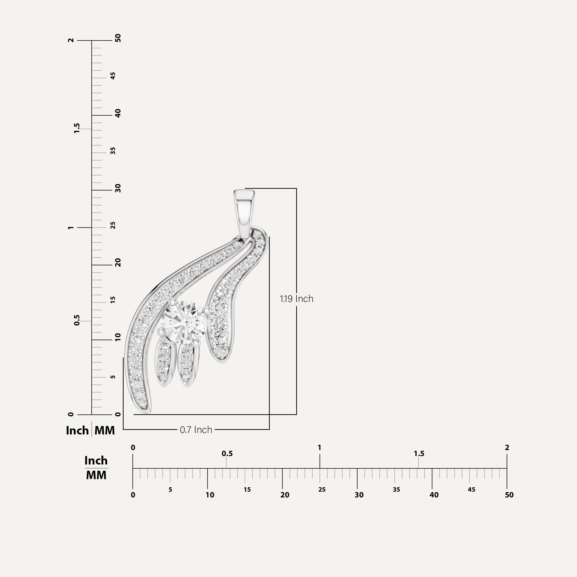 Pawluck, Rabbit’s Foot Pendant in 18K White Gold