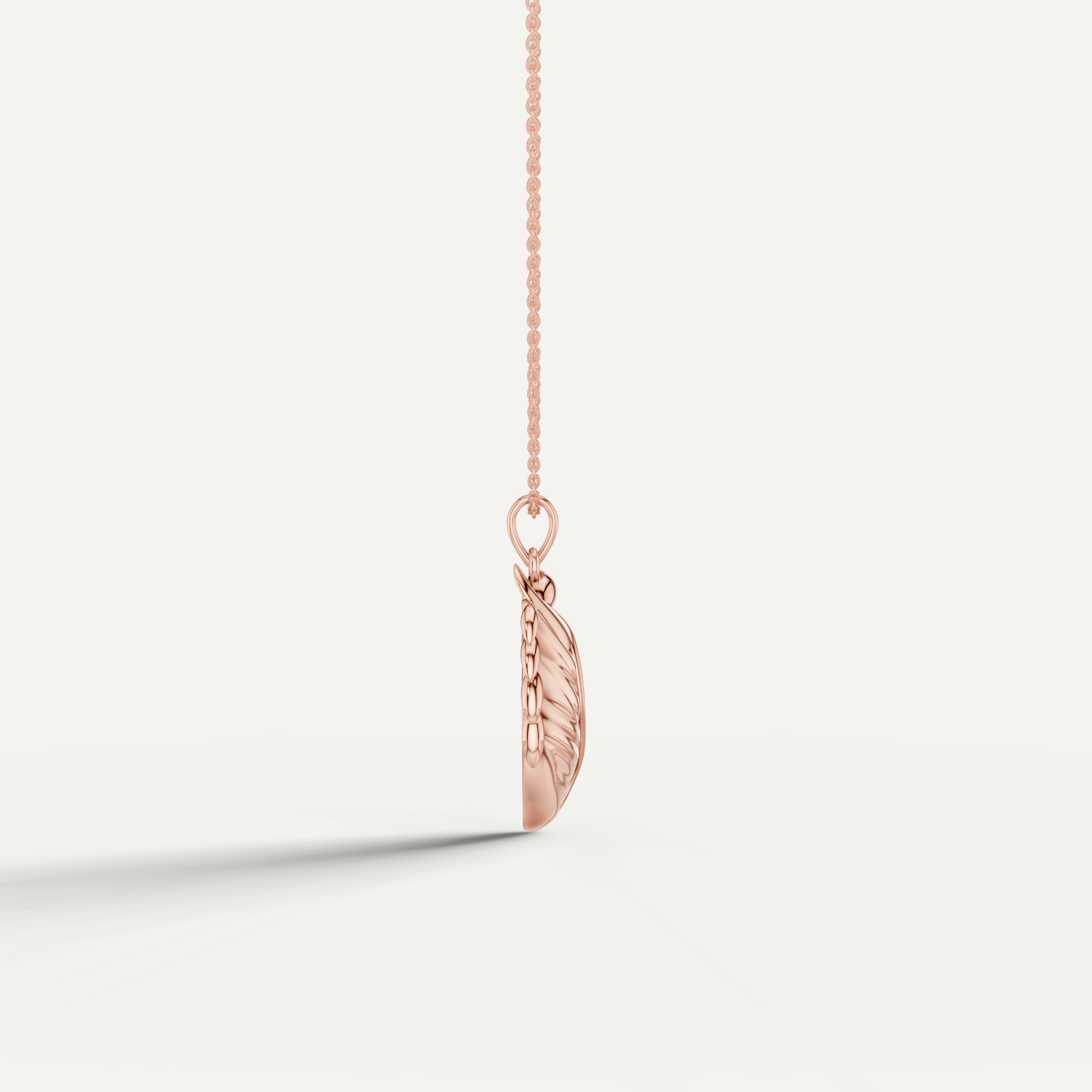 Scarabyne, Scarab Pendant in 14K Rose Gold