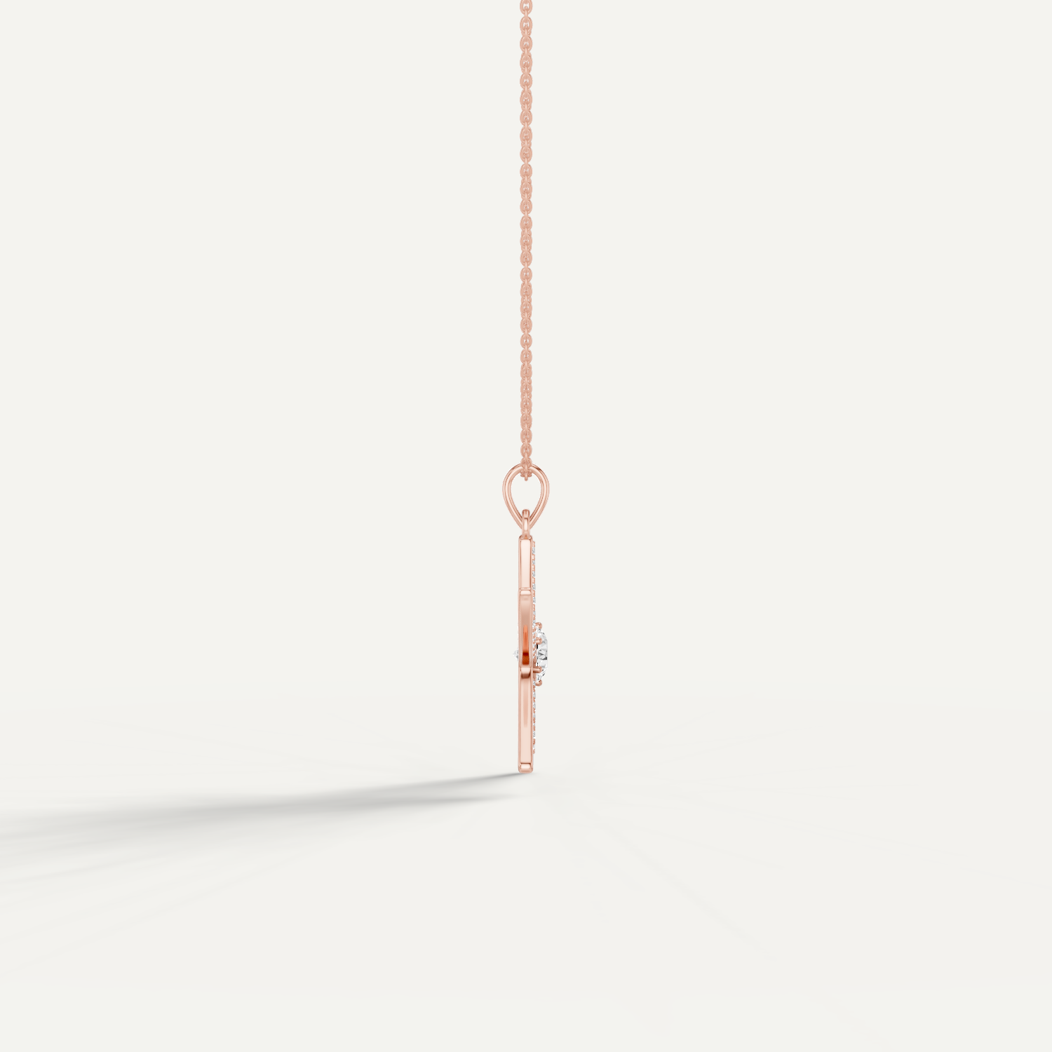 Seastar, Starfish Pendant in 14K Rose Gold