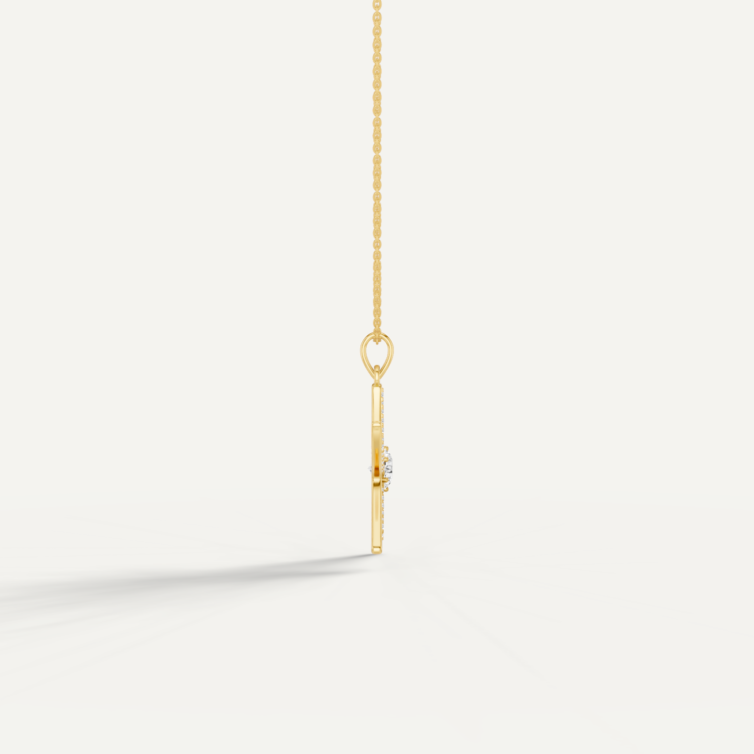 Seastar, Starfish Pendant in 18K Yellow Gold