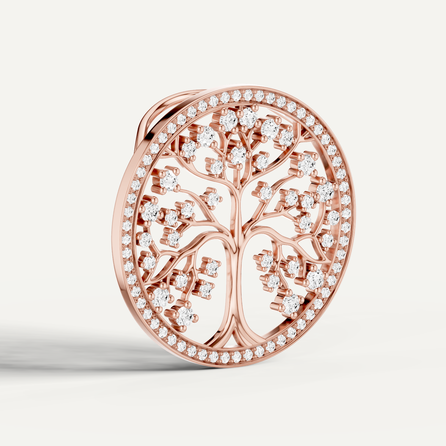 Arbora, Tree of Life Pendant in 14K Rose Gold