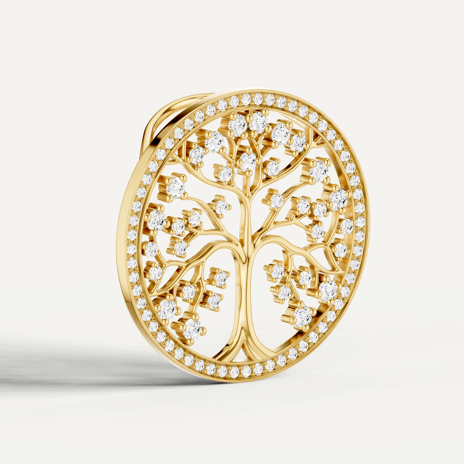 Arbora, Tree of Life Pendant in 14K Yellow Gold