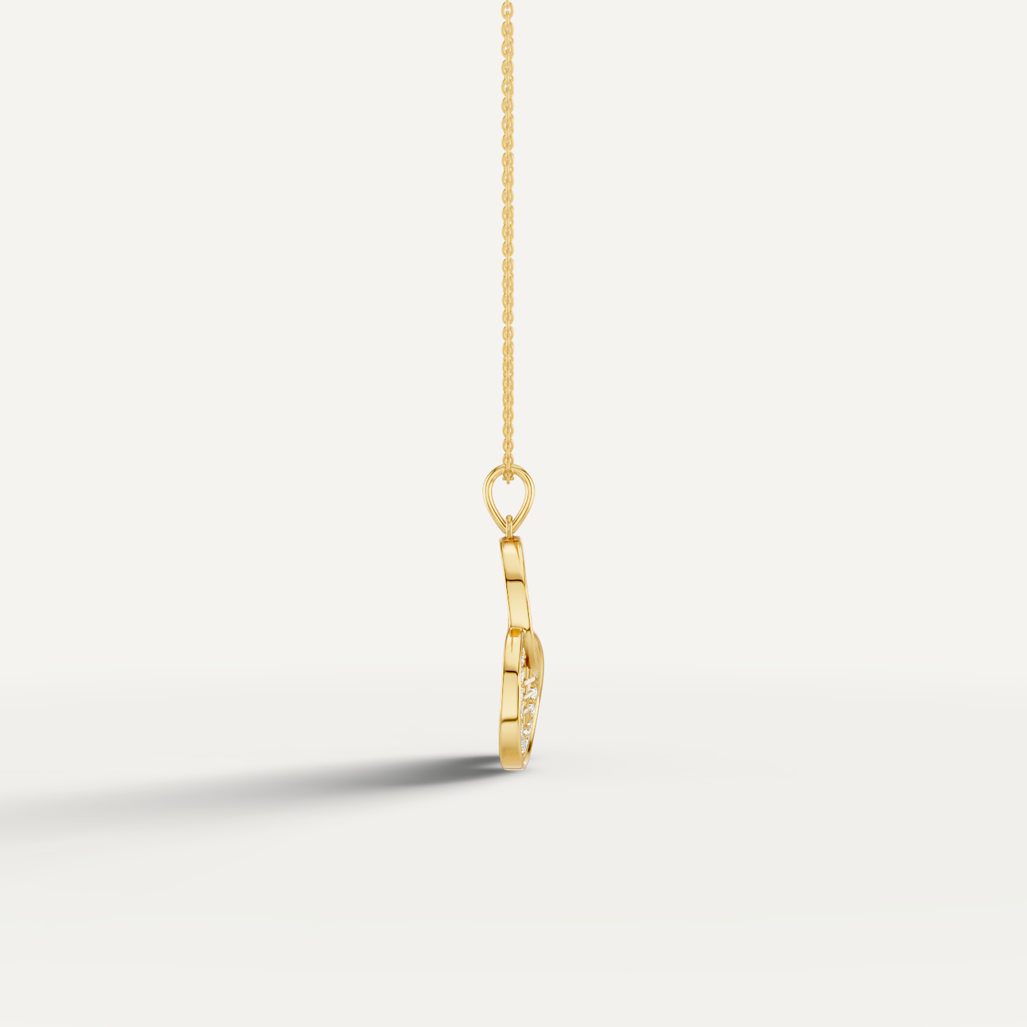 Chiclove, Feng Shui Pendant in 14K Yellow Gold