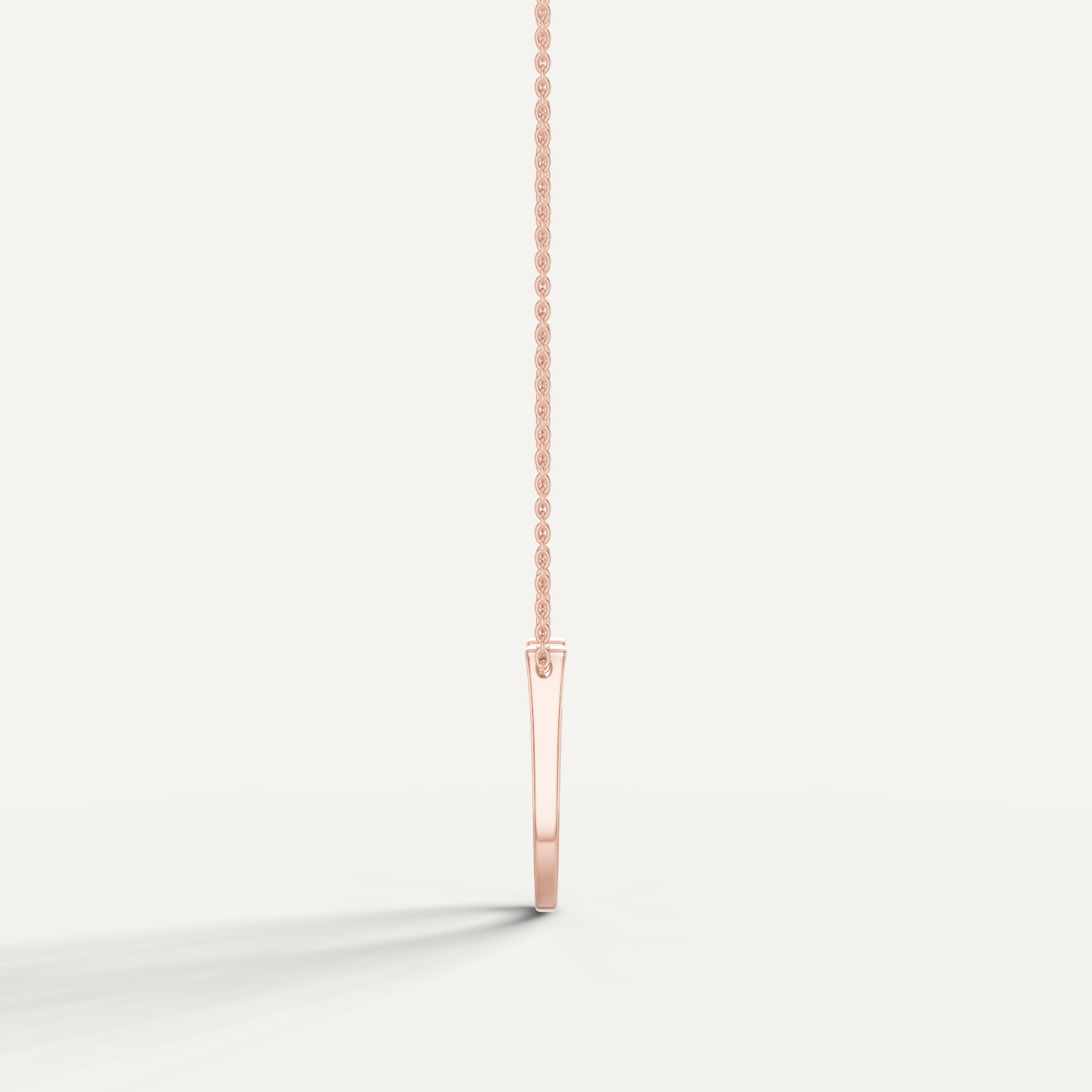 Lightspur, Horseshoe, Pendant in 18K Rose Gold