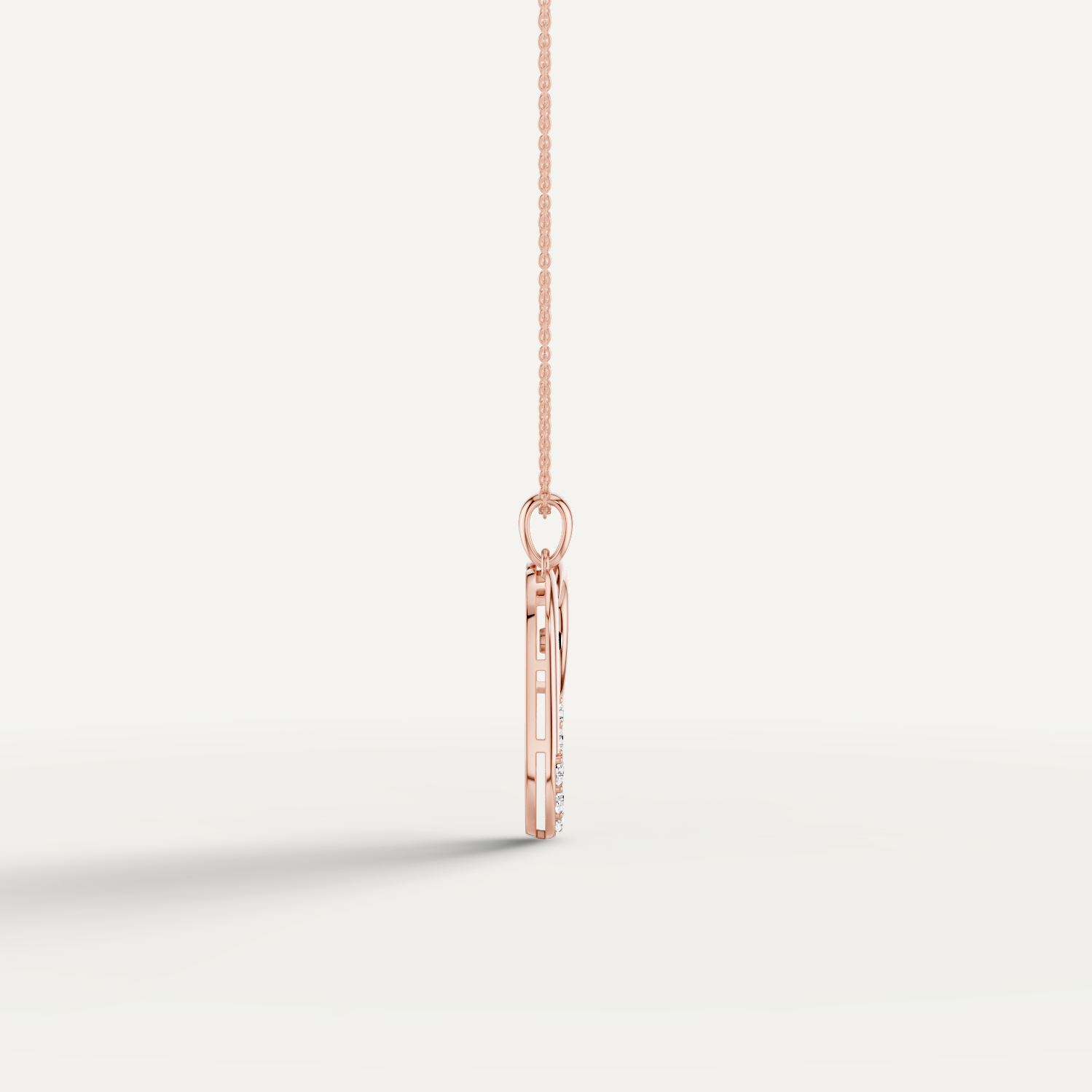 Elli, Elephant Pendant in 14K Rose Gold