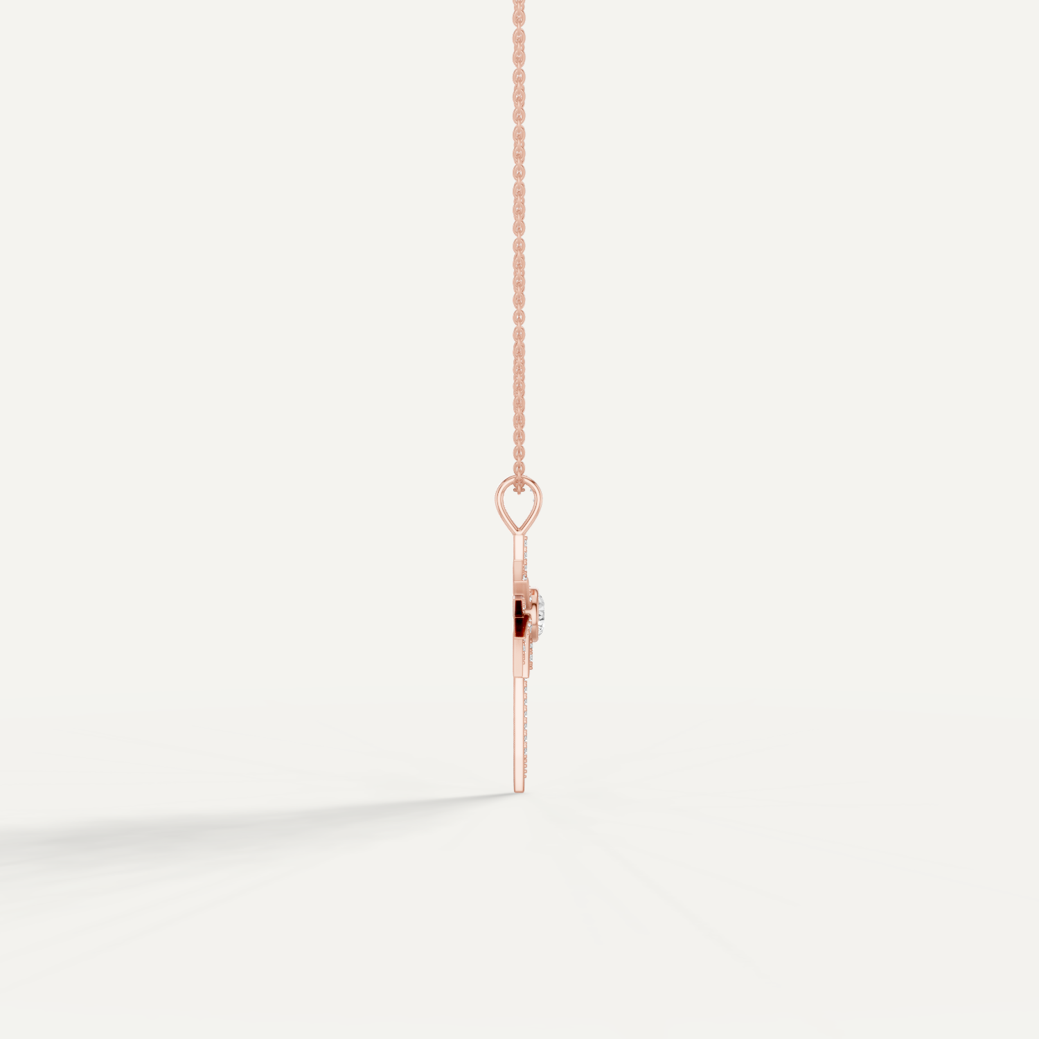 Skyglint, Shooting Star Pendant in 18K Rose Gold