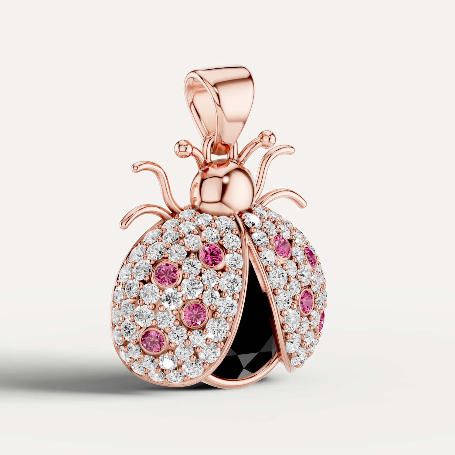 Miss Bug, Bug Pendant in 18K Rose Gold