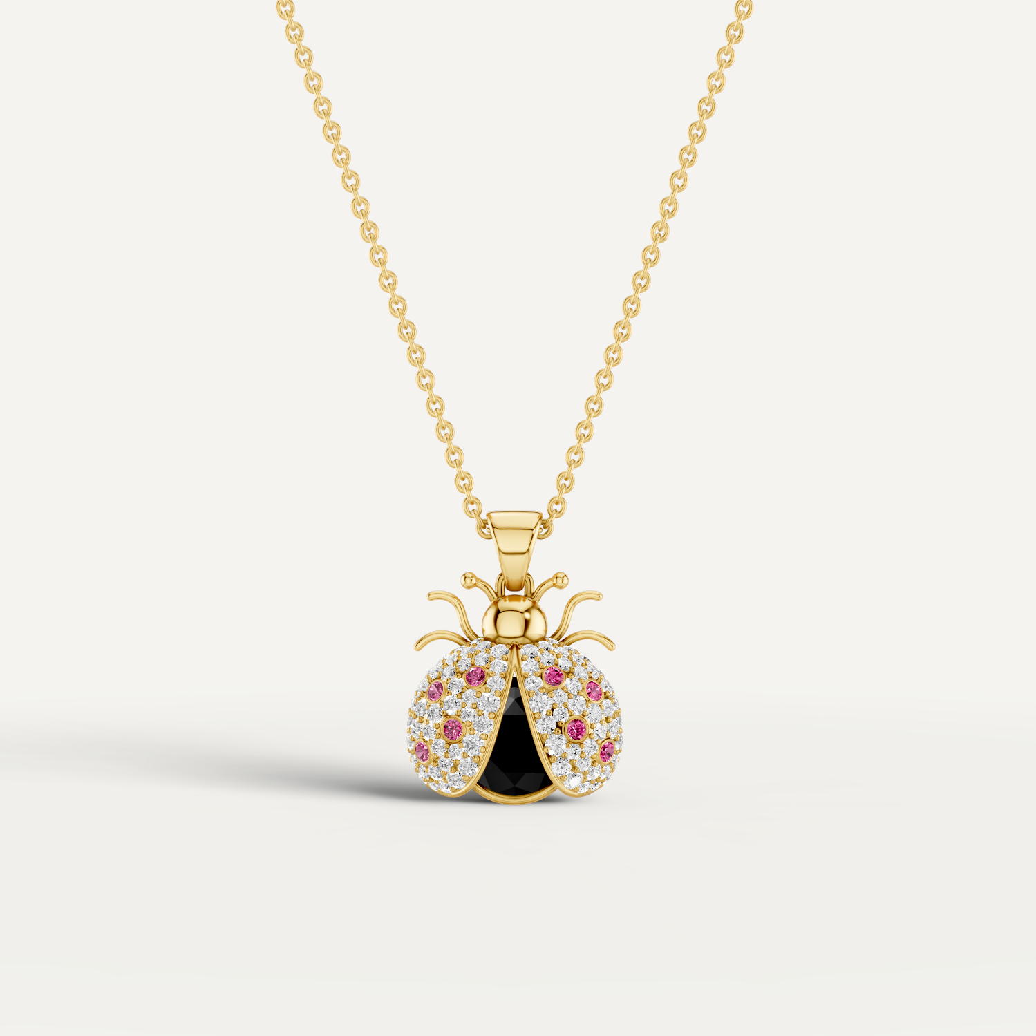 Miss Bug, Bug Pendant in 18K Yellow Gold