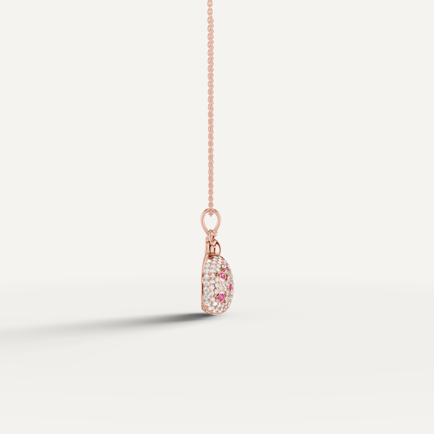 Miss Bug, Bug Pendant in 14K Rose Gold