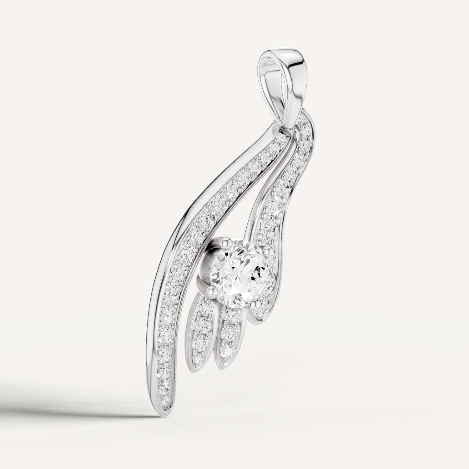 Pawluck, Rabbit’s Foot Pendant in 18K White Gold