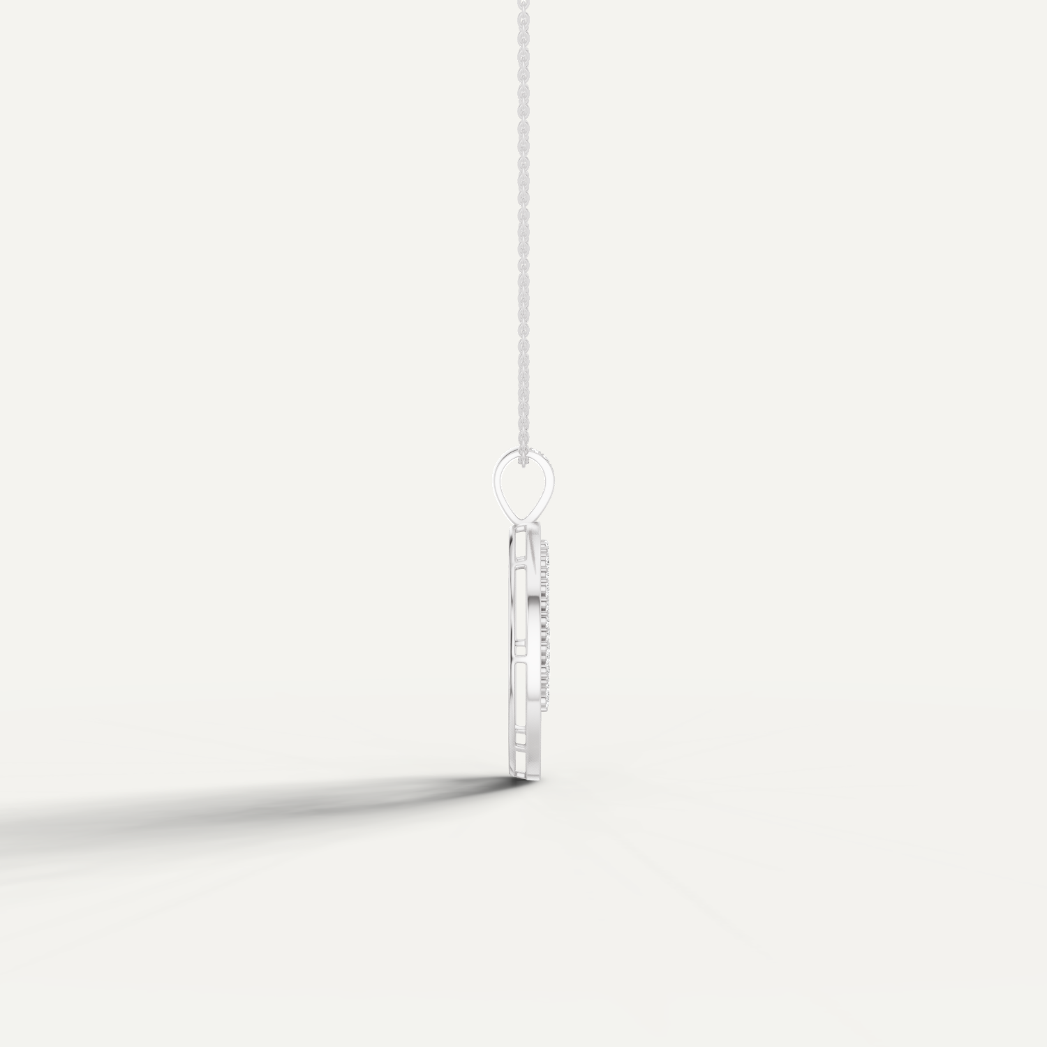 Vita, Tree of Life Pendant in 18K White Gold