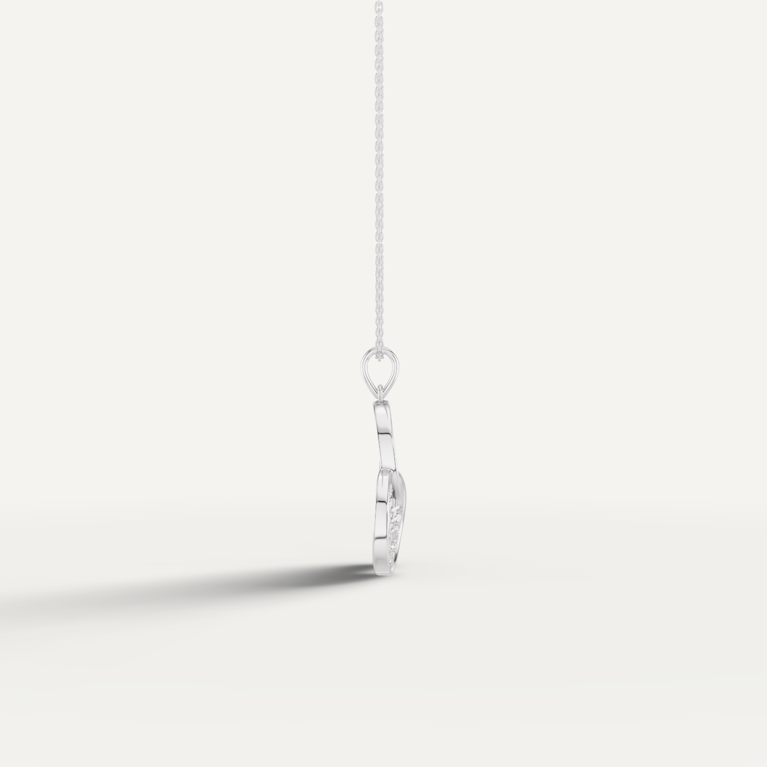 Chiclove, Feng Shui Pendant in 18K White Gold