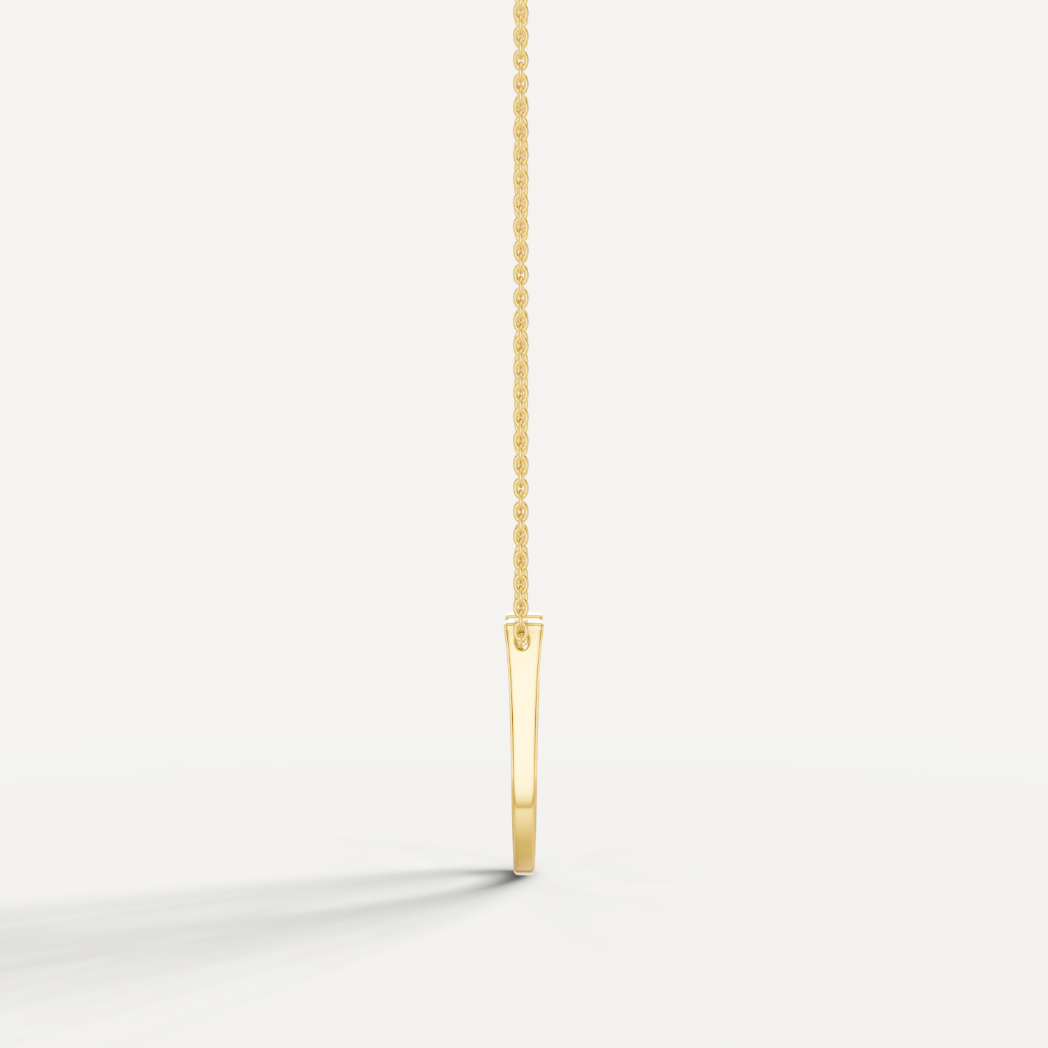 Lightspur, Horseshoe, Pendant in 14K Yellow Gold