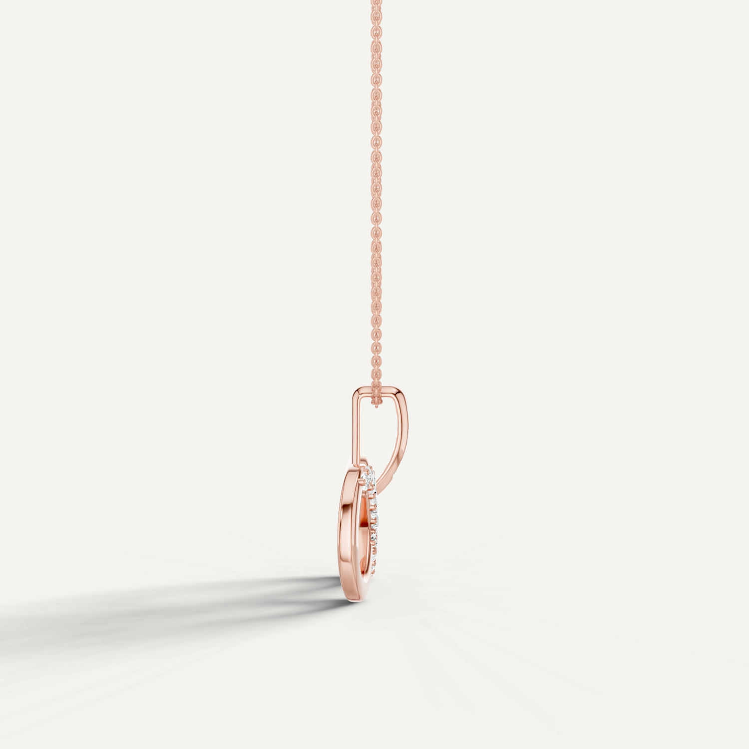 Eternia, Infinity Pendant in 14K Rose Gold