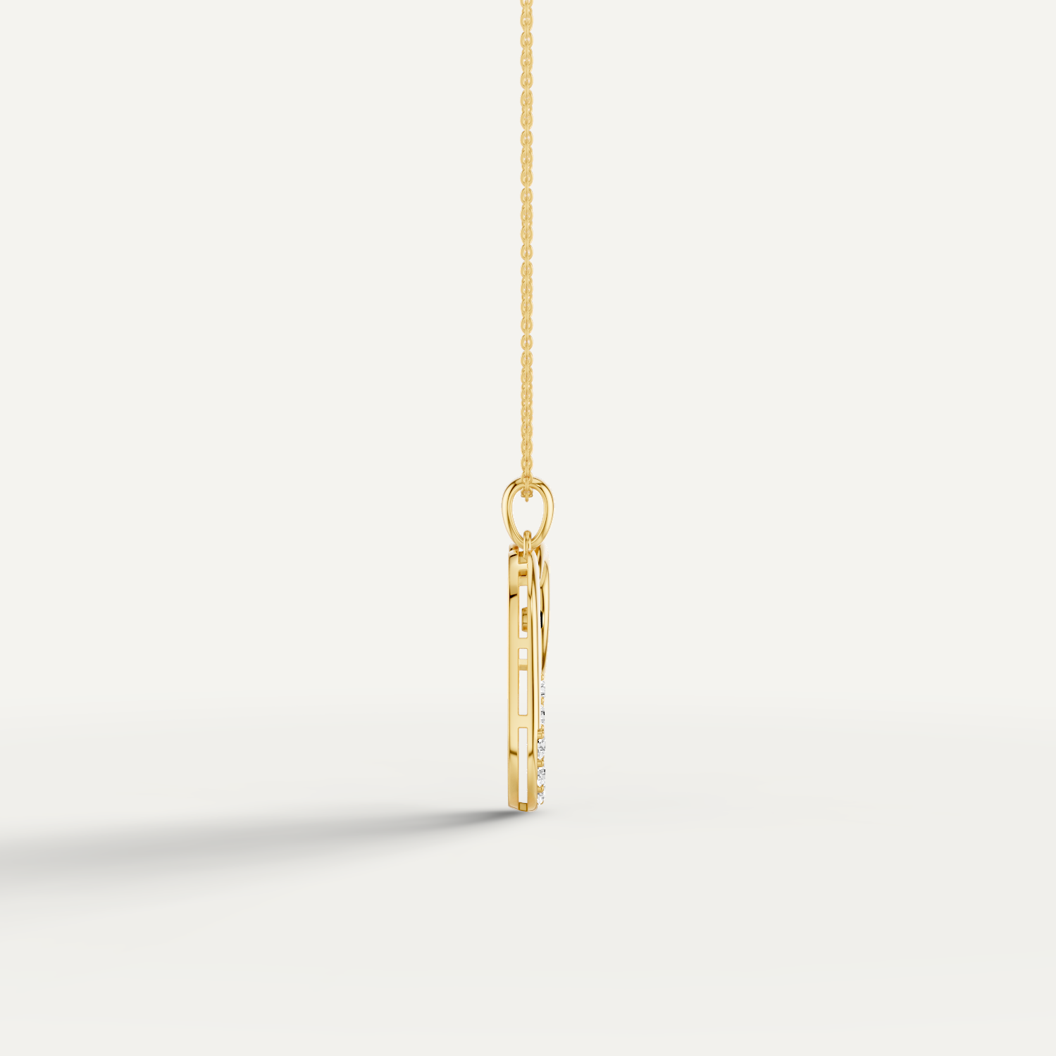 Elli, Elephant Pendant in 18K Yellow Gold