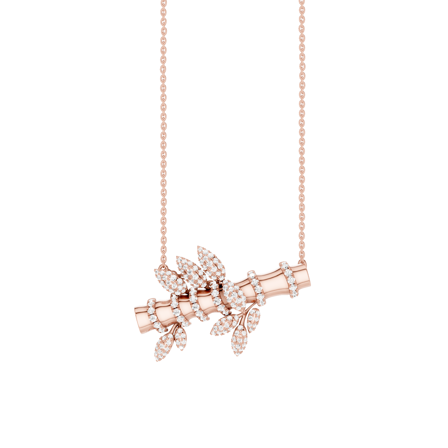 Flutia, Bamboo, Rose Gold