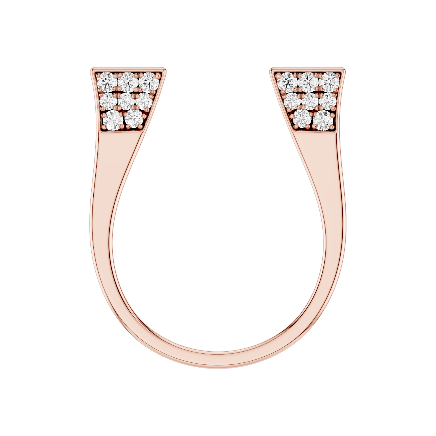 II, Horseshoe, Pendant, Rose Gold