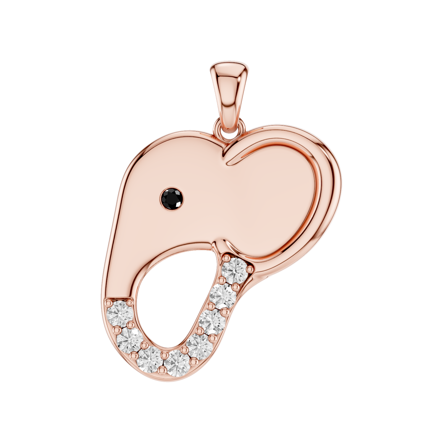 Elli, Elephant Pendant, Rose Gold