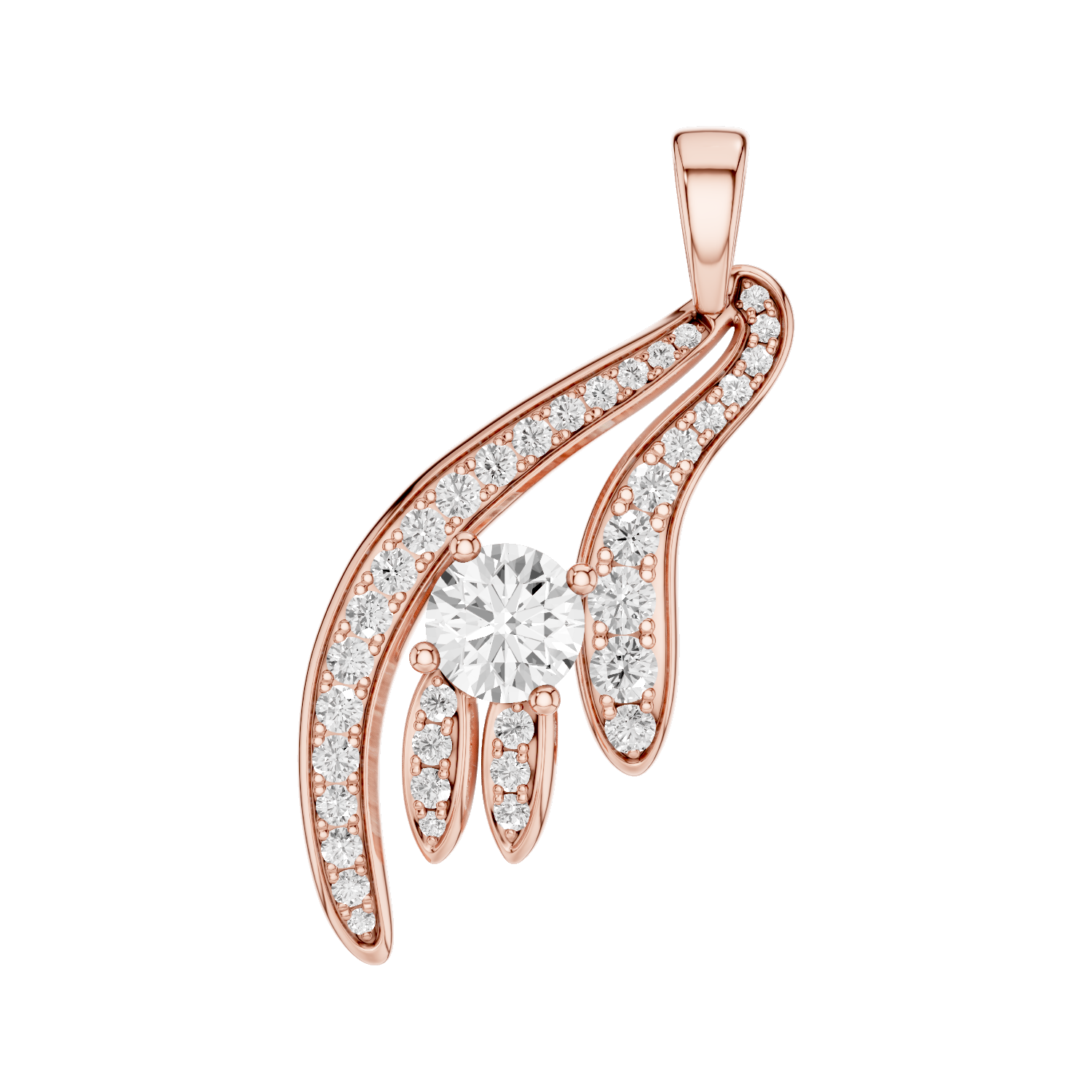 Pawluck, Rabbit’s Foot Pendant, Rose Gold