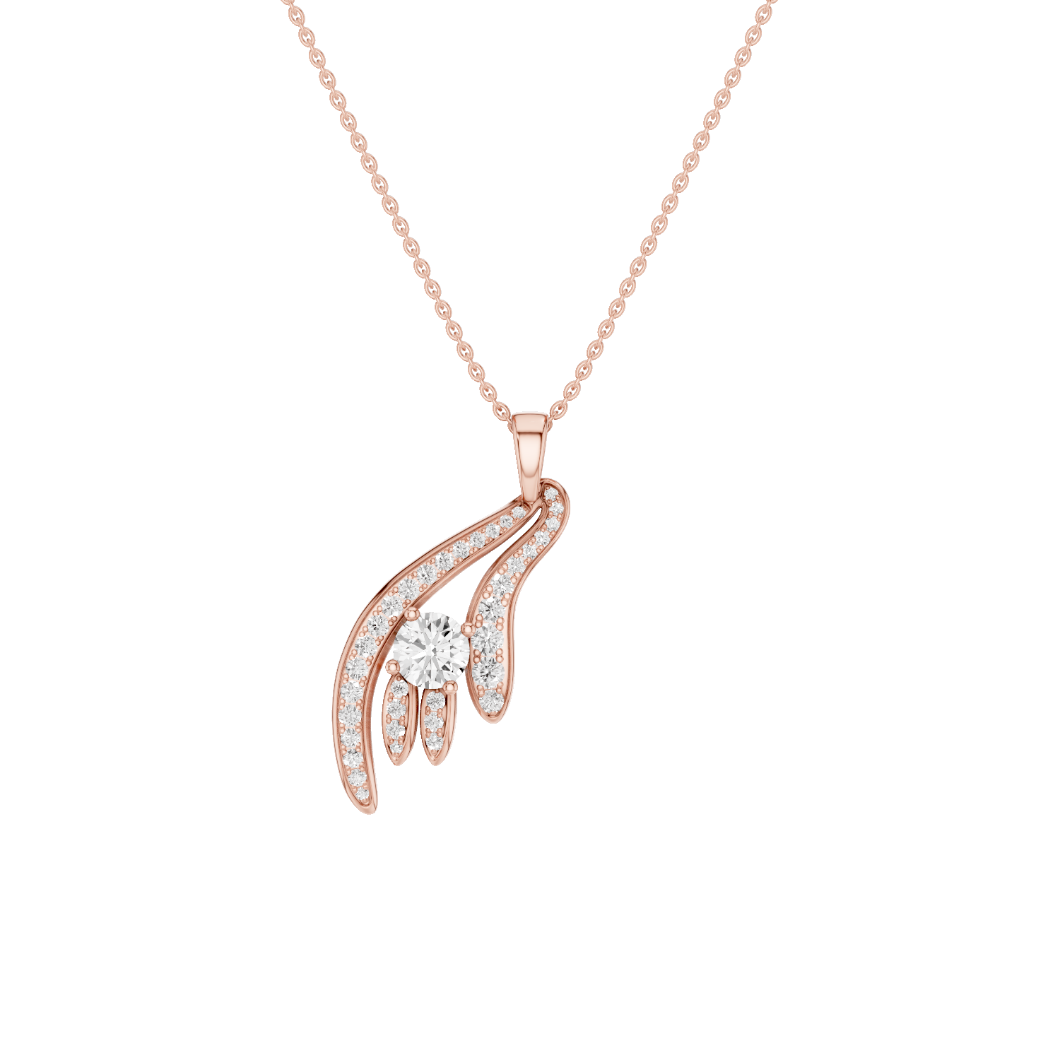 Pawluck, Rabbit’s Foot Pendant, Rose Gold