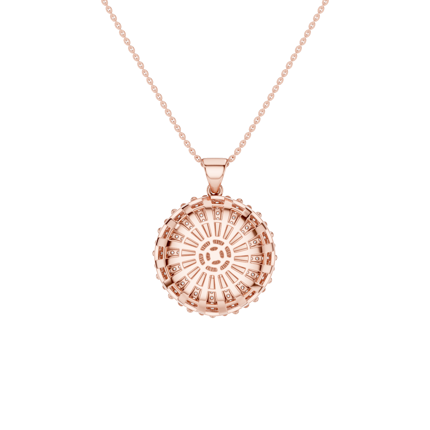 Marbella, Sea Shell Pendant, Rose Gold