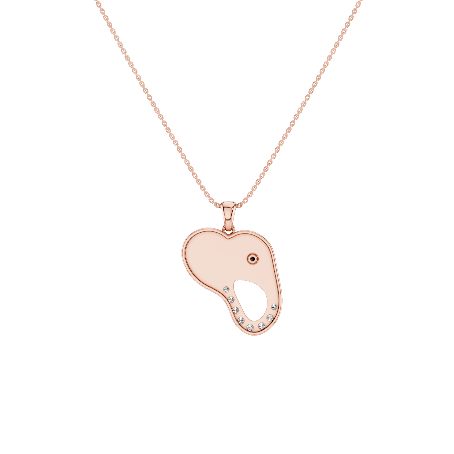Elli, Elephant Pendant, Rose Gold