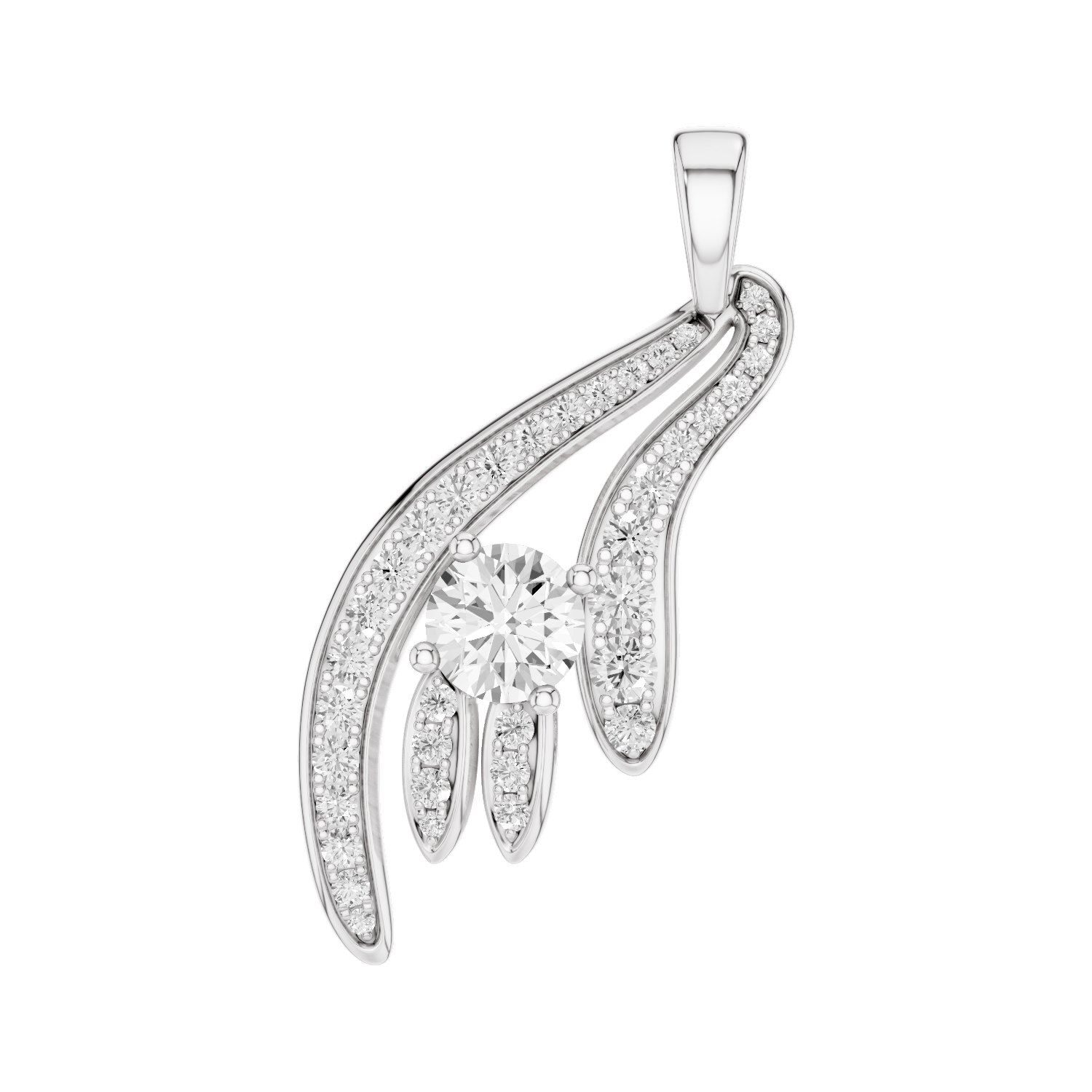 Pawluck, Rabbit’s Foot Pendant, White Gold