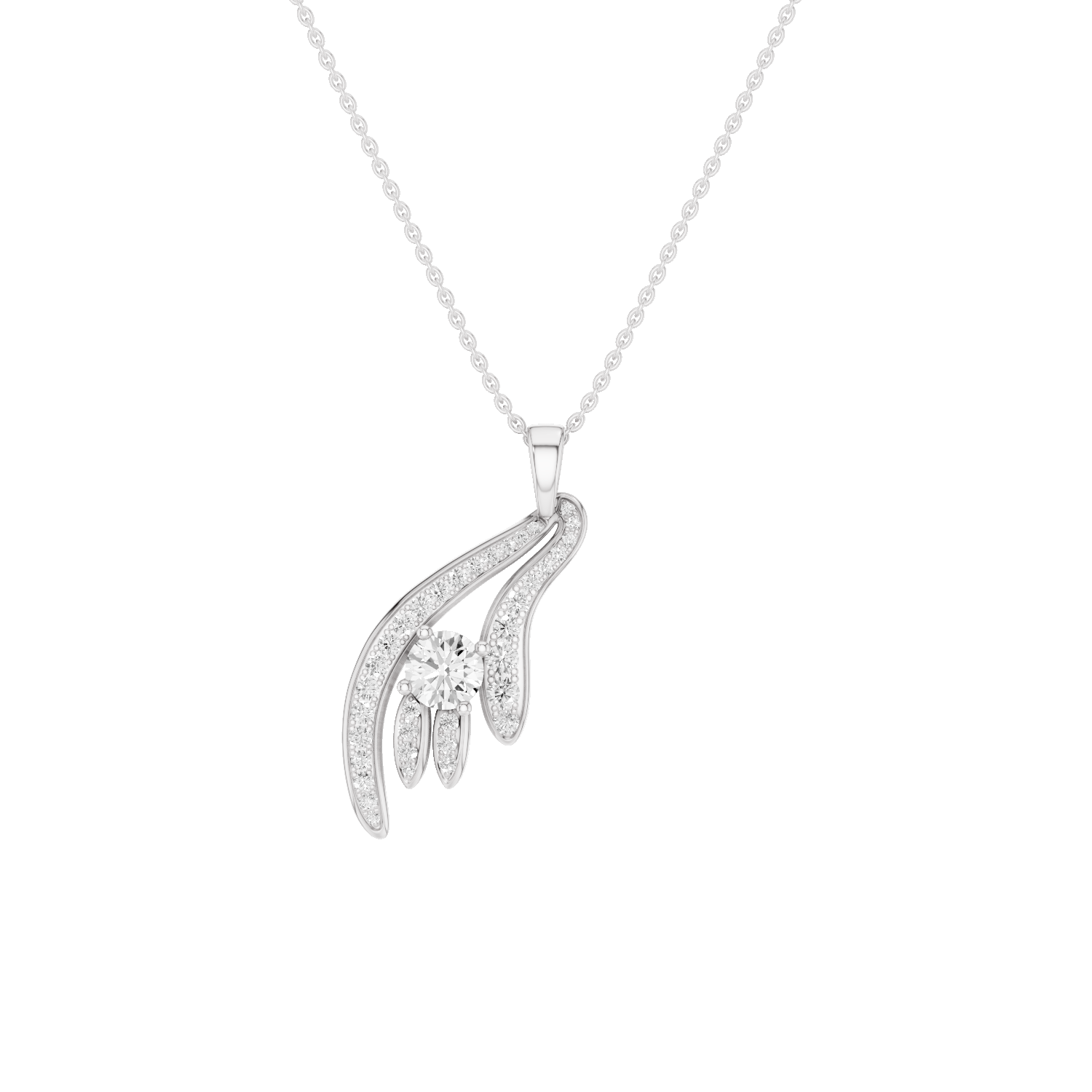 Pawluck, Rabbit’s Foot Pendant, White Gold
