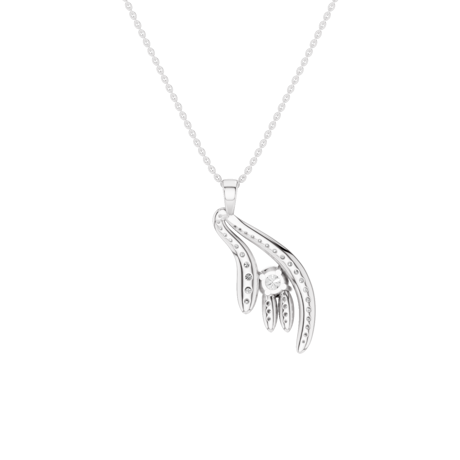 Pawluck, Rabbit’s Foot Pendant, White Gold