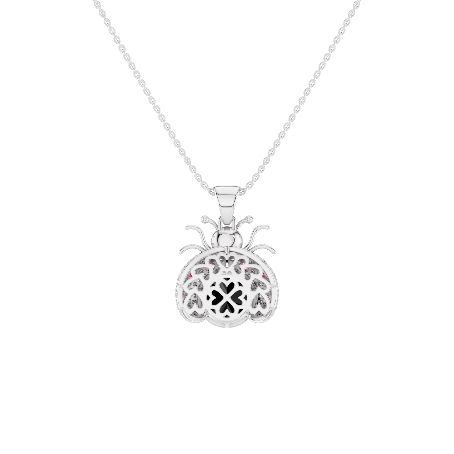 Miss Bug, Bug Pendant, White Gold