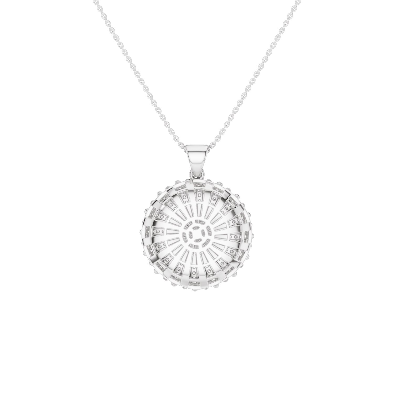 Marbella, Sea Shell Pendant, White Gold