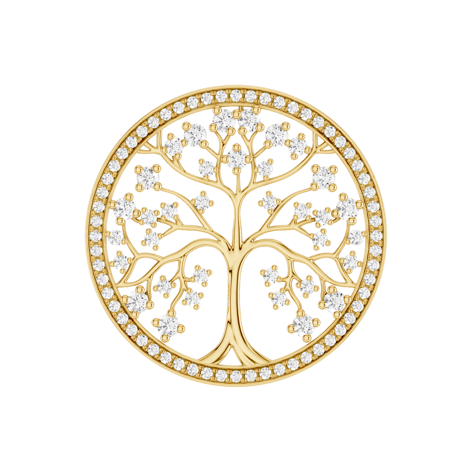 Arbora, Tree of Life Pendant, Gold