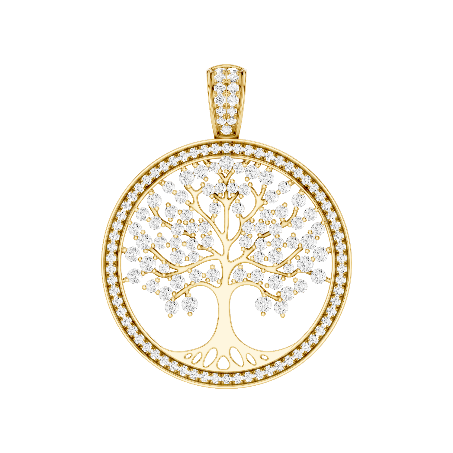 Vita, Tree of Life Pendant, Gold
